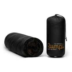 Rumpl Original Puffy Blanket - Black (1P) -Rumpl 20190501 Studio OGPuffy BLack 1P roll Kitfox webres 2000x 8825c9b2 413e 4941 924a bd810f429b00