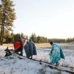 Rumpl Original Puffy 1-Person Blanket - Geo Blue -Rumpl ONECOL D11 1