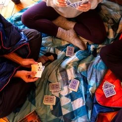 Rumpl Original Puffy 1-Person Blanket - Geo Blue -Rumpl ONECOL D14