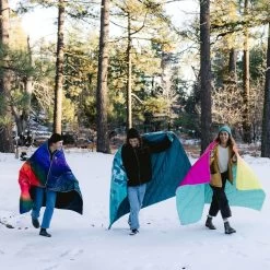 Rumpl Original Puffy 1-Person Blanket - Aurora Field