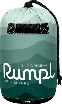 Rumpl Original Puffy Printed Blanket - Kids|-|Couverture Originale à Imprimé Puffy - Enfant -Rumpl RPL TPPB JR 7E 7EFront 20Cascasde 20Fade 20 20Green