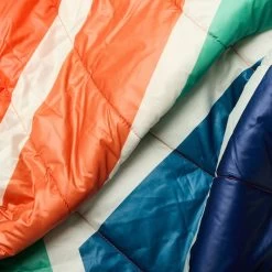 Rumpl Sherpa Puffy Printed Blanket|-|Couverture à Imprimé Em Molleton Sherpa -Rumpl RPL TPSB 1P 7E 7EDetail2 20Retro 20Sunset