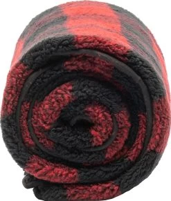 Rumpl Sherpa Fleece Blanket |-|Couverture En Polaire Sherpa -Rumpl RPL TSFP 7E 7ESide2 20Buffalo 20Check