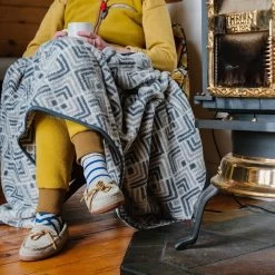 Rumpl Sherpa Fleece Printed Blanket - Kaleidoscope (Throw) -Rumpl SherpaFleecePrintedBlanket Kaleidoscope3