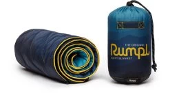 Rumpl Printed Original Puffy Blanket -Rumpl opplanet rumpl original puffy blanket printed cascade fade teal junior tppb p30 j av 1
