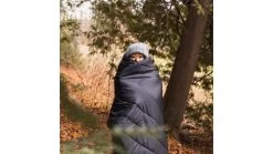 Rumpl Solid Original Puffy Blanket -Rumpl opplanet rumpl original puffy blanket solid black 1 person topb sb2 1 av 2