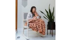 Rumpl Sherpa Fleece Blanket -Rumpl opplanet rumpl sherpa fleece blanket kaleidoscope clay throw tsfp kc1 t av 4