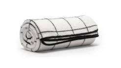 Rumpl Sherpa Fleece Blanket -Rumpl opplanet rumpl sherpa fleece blanket window pane white throw tsfp wpw t av 2