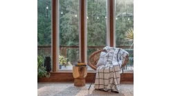 Rumpl Sherpa Fleece Blanket -Rumpl opplanet rumpl sherpa fleece blanket window pane white throw tsfp wpw t av 5