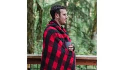 Rumpl Printed Sherpa Fleece Blanket -Rumpl opplanet rumpl sherpa fleece buffalo check throw tsfp bc1 t av 4