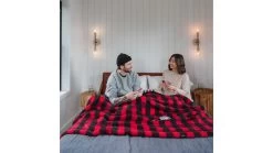 Rumpl Printed Sherpa Fleece Blanket -Rumpl opplanet rumpl sherpa fleece buffalo check throw tsfp bc1 t av 5