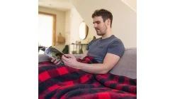 Rumpl Printed Sherpa Fleece Blanket -Rumpl opplanet rumpl sherpa fleece buffalo check throw tsfp bc1 t av 8