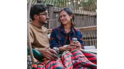 Rumpl Sherpa Puffy Blanket -Rumpl opplanet rumpl sherpa puffy blanket forest rays 1 person tpsb fr1 1 av 5