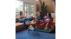 Rumpl Sherpa Puffy Blanket -Rumpl opplanet rumpl sherpa puffy blanket forest rays 1 person tpsb fr1 1 av 7