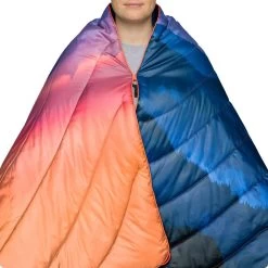Rumpl Original Puffy Blanket - Alpenglow -Rumpl rumpl printed original 1 person original puffy blanket alpenglow ru01016901p 30687108104264