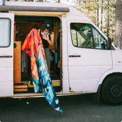 Rumpl Original Puffy Blanket - Geo Cool -Rumpl rumpl printed original 1 person original puffy blanket geo cool ru01019061p 30656899153992