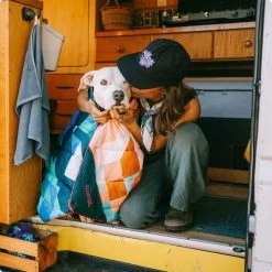 Rumpl Original Puffy Blanket - Geo Cool -Rumpl rumpl printed original 1 person original puffy blanket geo cool ru01019061p 30656899186760