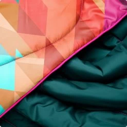 Rumpl Original Puffy Blanket - Geo Cool -Rumpl rumpl printed original 1 person original puffy blanket geo cool ru01019061p 30687119245384