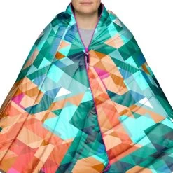 Rumpl Original Puffy Blanket - Geo Cool -Rumpl rumpl printed original 1 person original puffy blanket geo cool ru01019061p 30687119310920