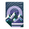Rumpl Original Puffy Blanket - Lavender Peak Eclipse