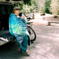 Rumpl Original Puffy Blanket - Olympic Fog -Rumpl rumpl printed original 1 person original puffy blanket olympic fog ru01011121p 30656899940424