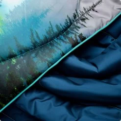 Rumpl Original Puffy Blanket - Olympic Fog -Rumpl rumpl printed original 1 person original puffy blanket olympic fog ru01011121p 30687124488264