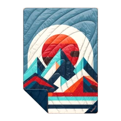 Rumpl Original Puffy Blanket - Radiant Peak Eclipse