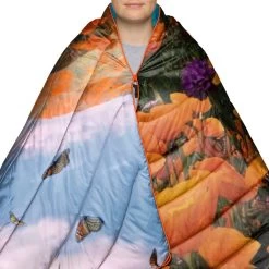 Rumpl Original Puffy Blanket - Siobhan O'dwyer - Superbloom -Rumpl rumpl printed original 1 person original puffy blanket siobhan o dwyer superbloom ru01018111p 1146502513