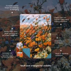 Rumpl -Rumpl rumpl printed original 1 person original puffy blanket siobhan o dwyer superbloom ru01018111p 1147187591