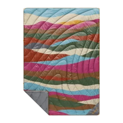 Rumpl Original Puffy Blanket - Terra Firma Amaranth