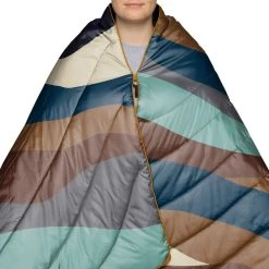 Rumpl Original Puffy Blanket - Terra Firma Mineral -Rumpl rumpl printed original 1 person original puffy blanket terra firma mineral ru01014001p 1147223683