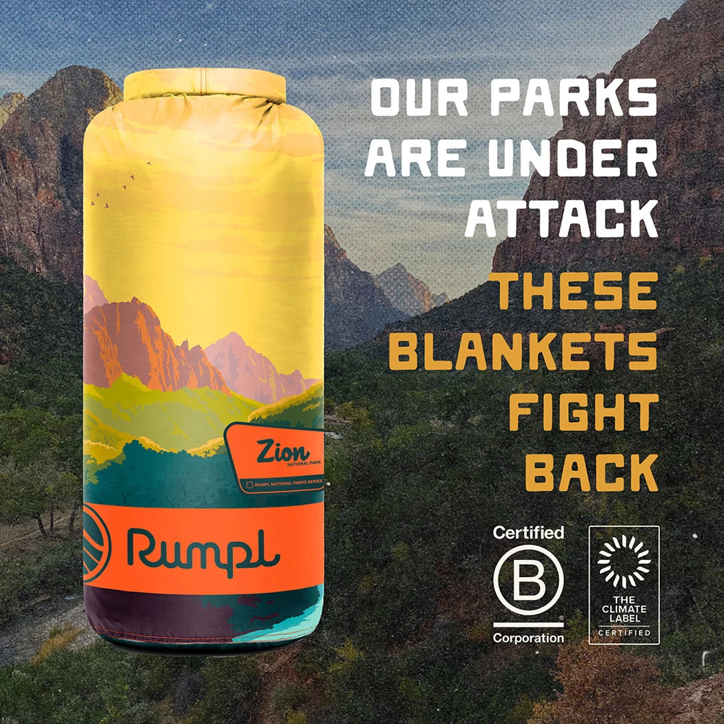 Rumpl Original Puffy Blanket - Zion National Park 4 Rumpl Original Puffy Blanket - Zion National Park - Image 2
