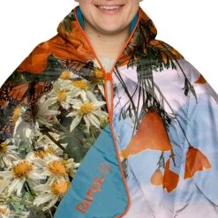 Rumpl Travel Puffy Blanket - Siobhan O'dwyer - Superbloom -Rumpl rumpl printed travel travel travel puffy blanket siobhan o dwyer superbloom ru0103811tr 1146502519