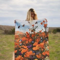 Rumpl Travel Puffy Blanket - Siobhan O'dwyer - Superbloom -Rumpl rumpl printed travel travel travel puffy blanket siobhan o dwyer superbloom ru0103811tr 1146684838
