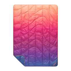 Rumpl Travel Puffy Blanket - Sunset Spectrum Fade
