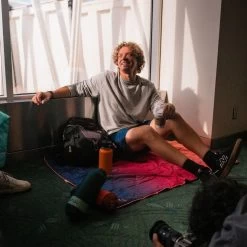 Rumpl Travel Puffy Blanket - Sunset Spectrum Fade -Rumpl rumpl printed travel travel travel puffy blanket sunset spectrum fade ru0103660tr 53268844773739