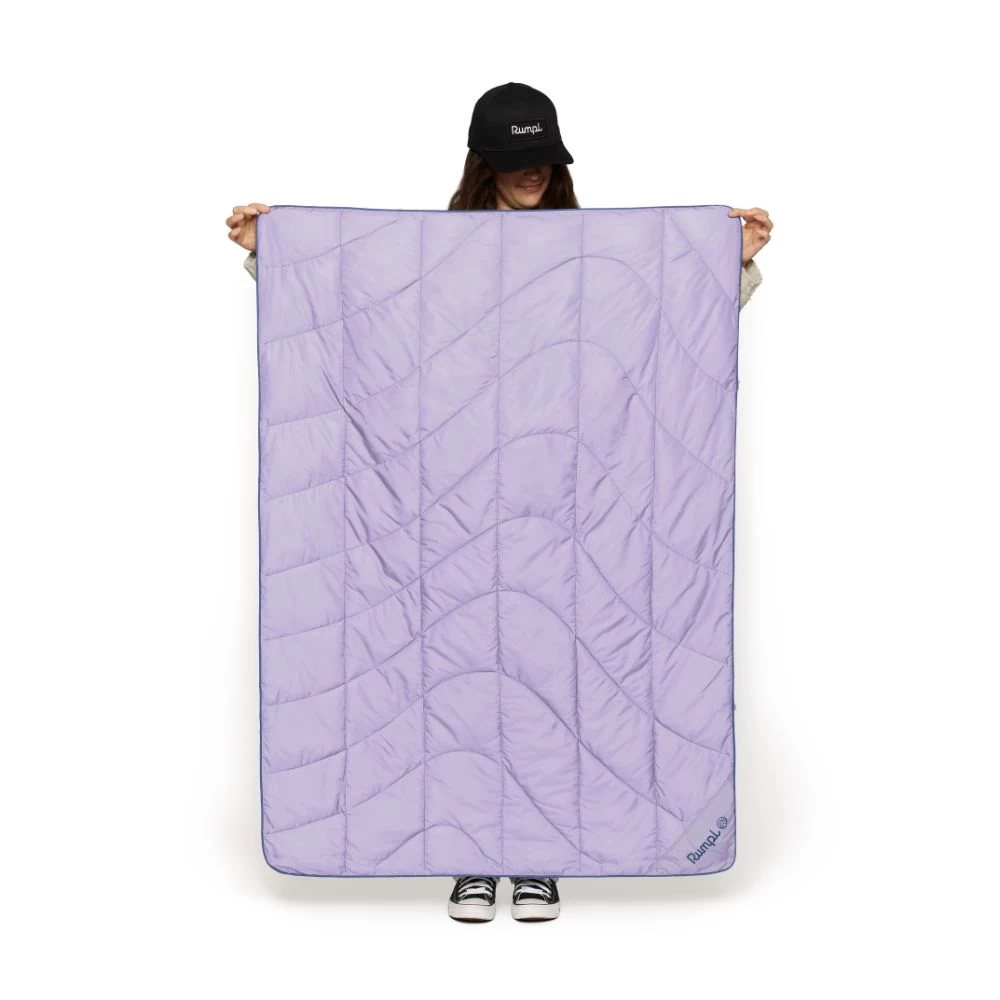 Rumpl Travel Puffy Blanket - Lavender 5 Rumpl Travel Puffy Blanket - Lavender - Image 3