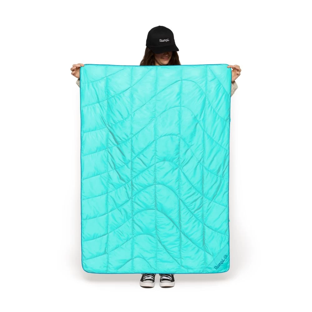 Rumpl Travel Puffy Blanket - Seafoam 5 Rumpl Travel Puffy Blanket - Seafoam - Image 3