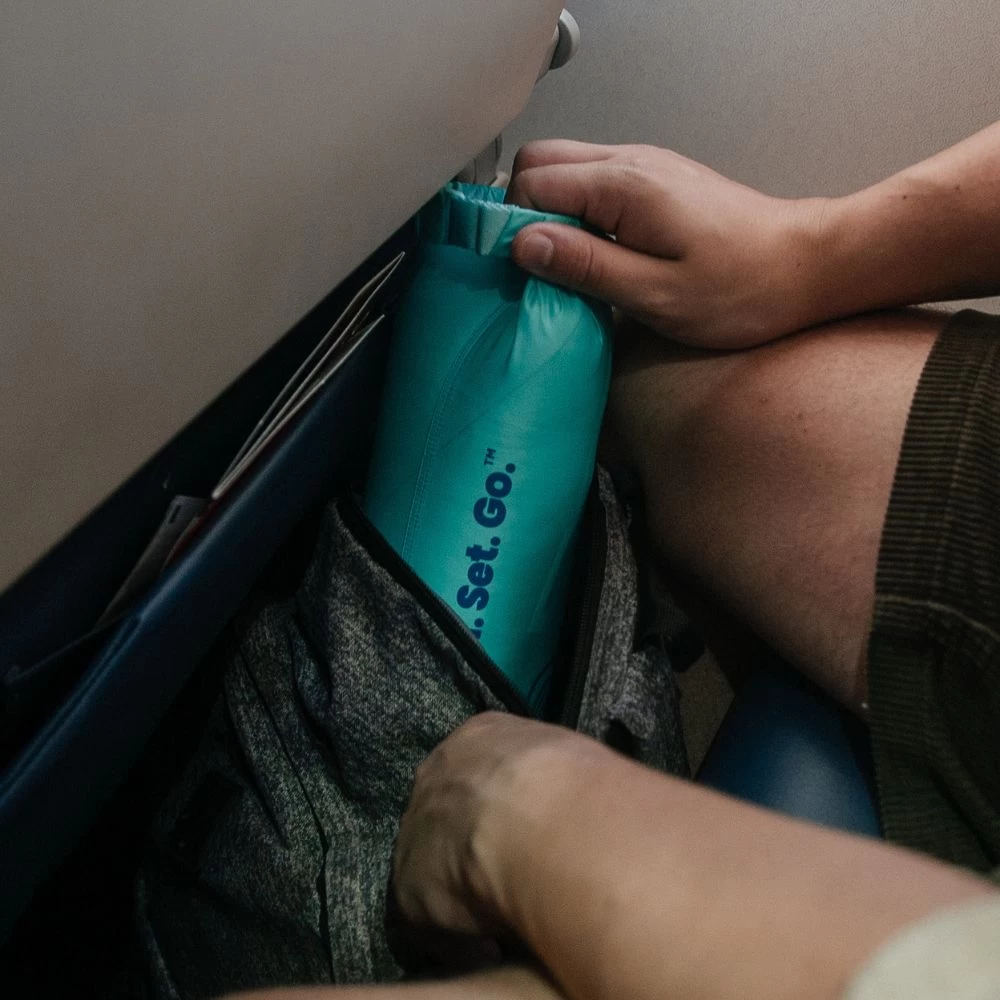 Rumpl Travel Puffy Blanket - Seafoam 11 Rumpl Travel Puffy Blanket - Seafoam - Image 9