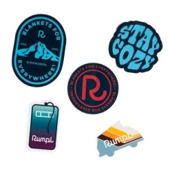 Rumpl Retro Sticker Pack -Rumpl rumpl sticker pack 5 sticker pack the sticker pack rumpstick 14699625349192